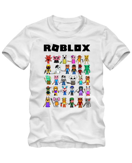  Marškinėliai Roblox game characters